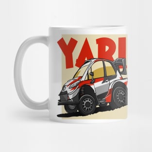 Yaris GR Rall Caricature Mug